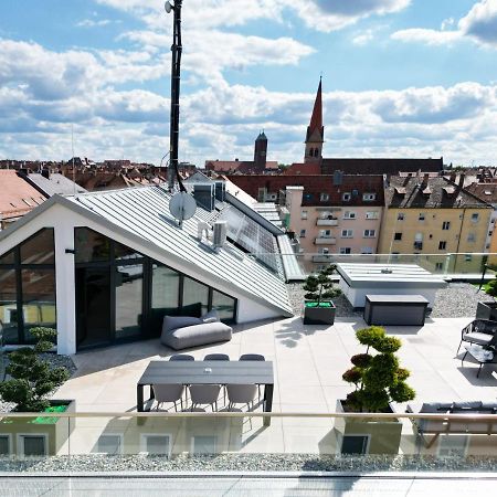 The Penthouse At Eco Smart Apartments Núremberg Exterior foto