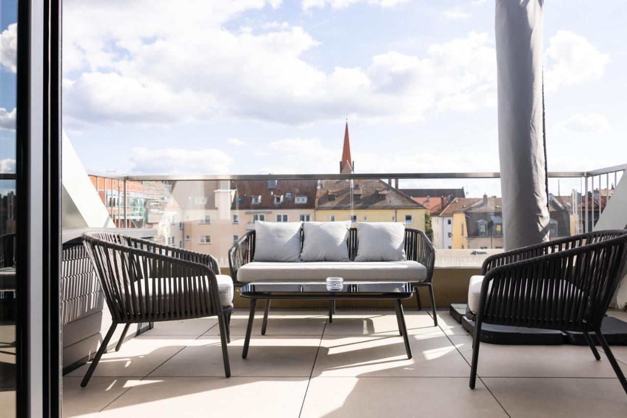 The Penthouse At Eco Smart Apartments Núremberg Exterior foto