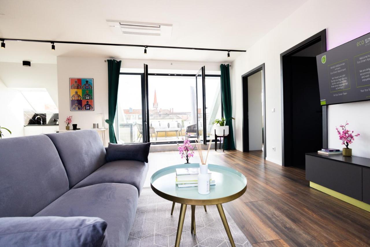 The Penthouse At Eco Smart Apartments Núremberg Exterior foto