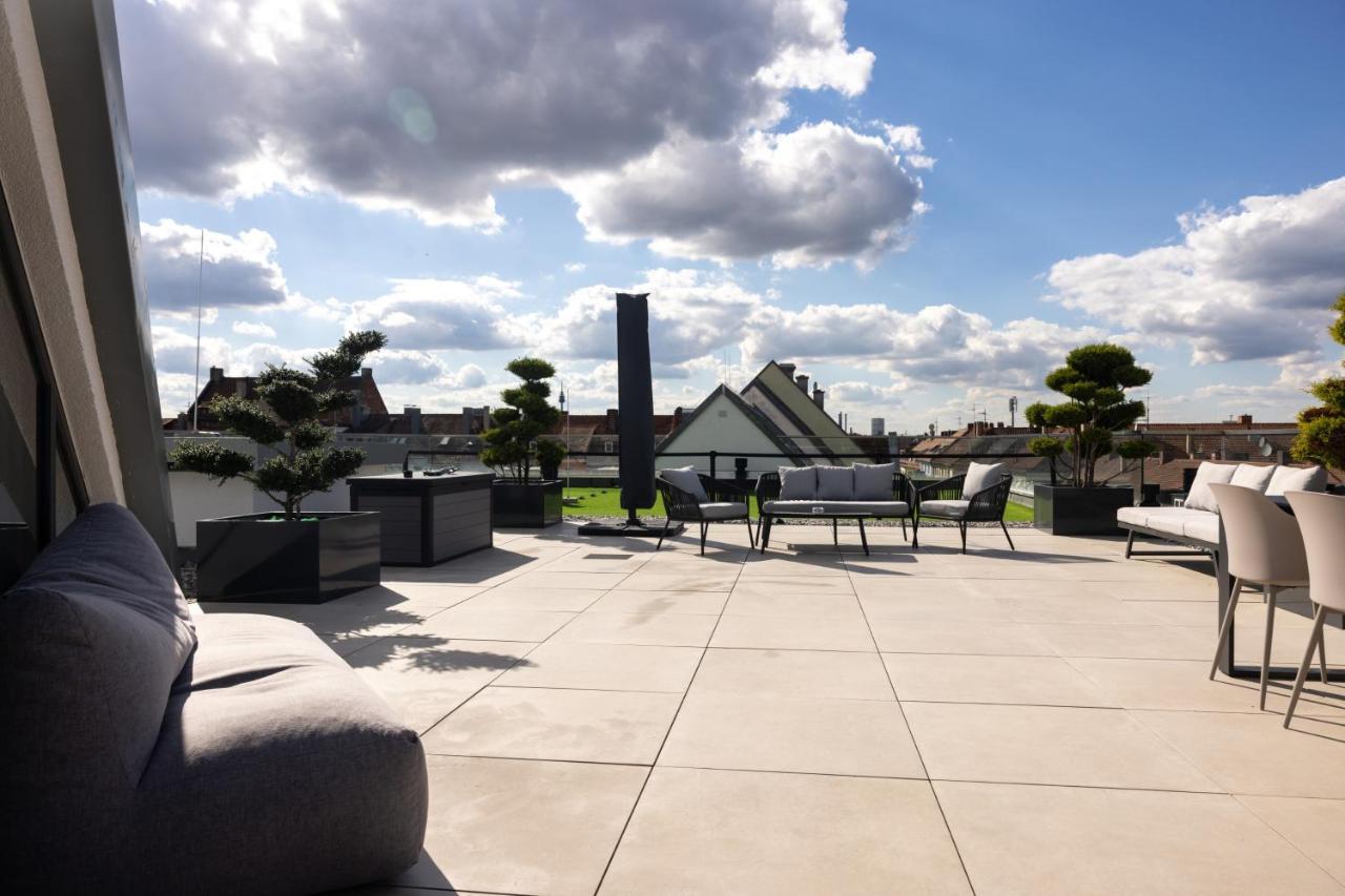 The Penthouse At Eco Smart Apartments Núremberg Exterior foto